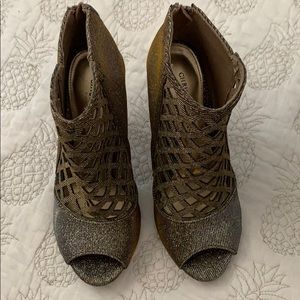 Gold/Silver shimmer Heels